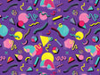 Ghost Town Retro Vinyl Wrap Pattern~Rwraps Series 914 Digitally Printed Vinyl Wrap~0