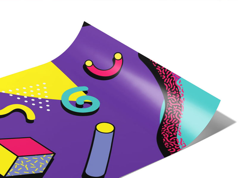 Ghost Town Retro Vinyl Wraps~Rwraps Series 914 Digitally Printed Vinyl Wrap~0