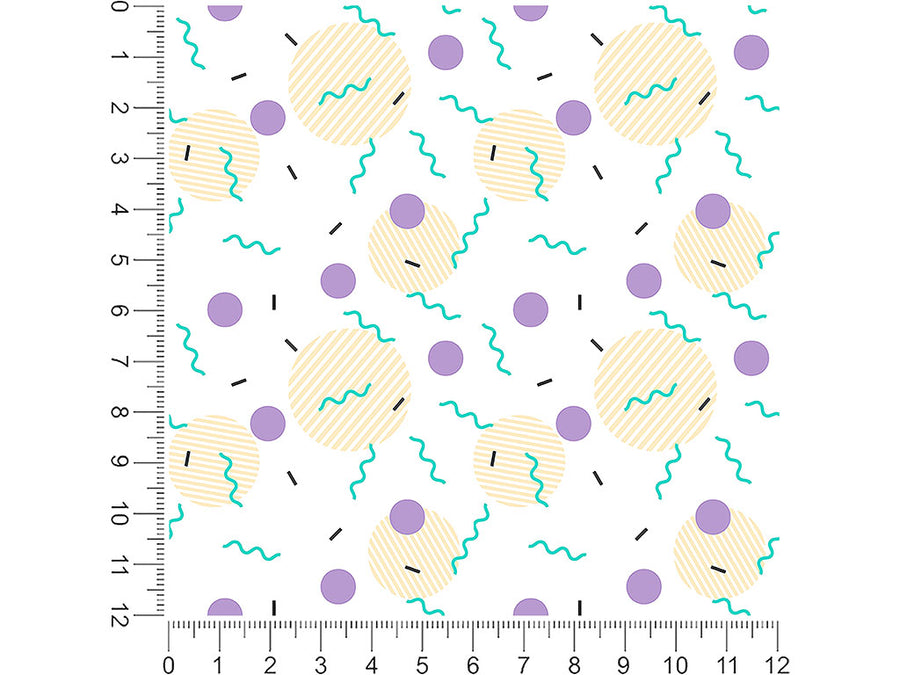 ghost type abstract geometric 1ft x 1ft Craft Sheets