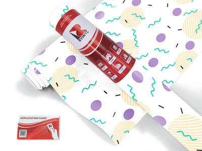 ghost type abstract geometric Craft Vinyl Roll