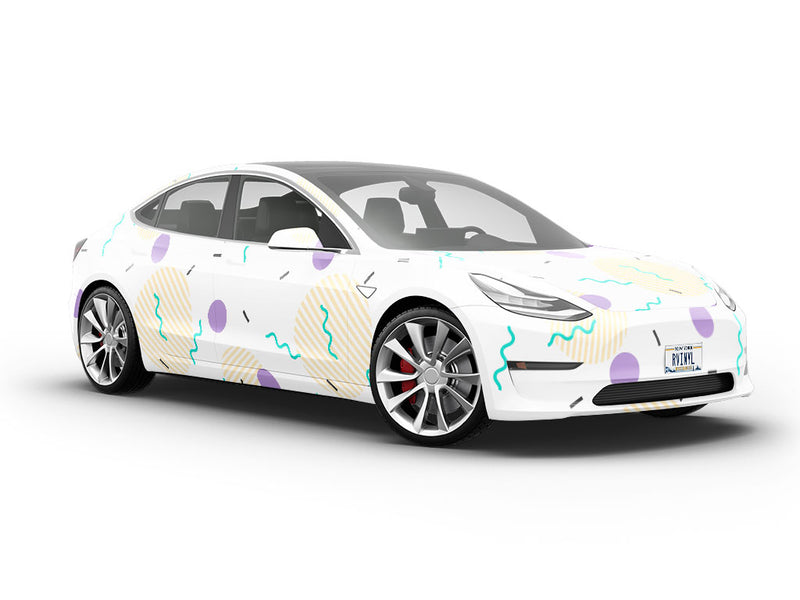 Ghost Type Abstract Vehicle Vinyl Wrap