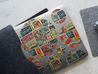 DIY Laptop Stickers