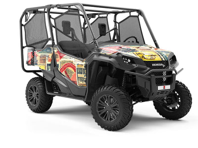 Ghostly Adverts Sticker Bomb Utility Vehicle Vinyl Wrap