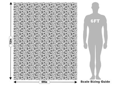 Ghostly Pale Spooky Fun Vehicle Wrap Scale~Rwraps Series 914 Ghostly Pale Spooky Fun Measurements~1
