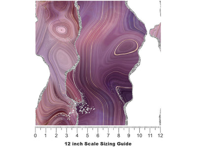 Gioiello Italiano Gemstone Vinyl Film Pattern Size 12 inch Scale~Rwraps Gioiello Italiano Gemstone Sizing Chart~2