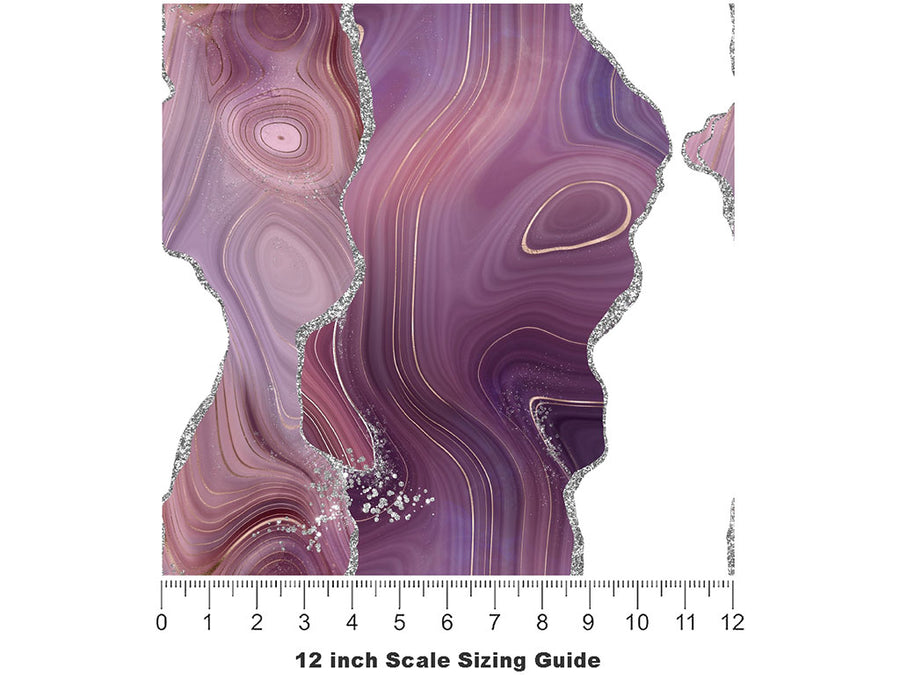 Gioiello Italiano Gemstone Vinyl Film Pattern Size 12 inch Scale~Rwraps Gioiello Italiano Gemstone Sizing Chart~2