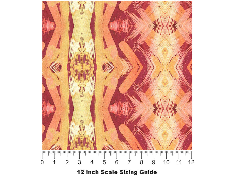Girls on Film Watercolor Vinyl Film Pattern Size 12 inch Scale~Rwraps Girls on Film Watercolor Sizing Chart~2