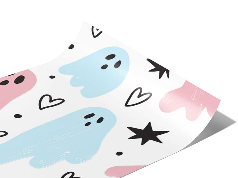 Girly Ghosties Halloween Vinyl Wraps~Rwraps Series 914 Digitally Printed Vinyl Wrap~0