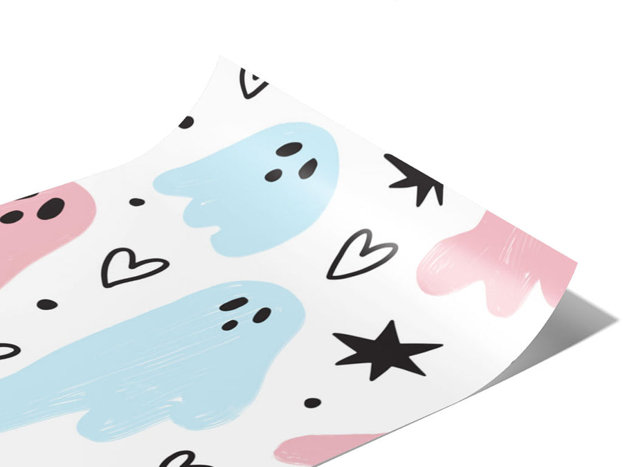 Girly Ghosties Halloween Vinyl Wraps~Rwraps Series 914 Digitally Printed Vinyl Wrap~0