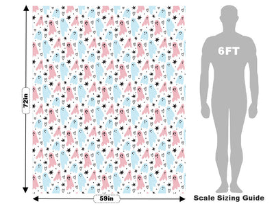 Girly Ghosties Halloween Vehicle Wrap Scale~Rwraps Series 914 Girly Ghosties Halloween Measurements~1
