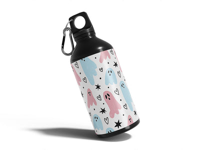 girly ghosties halloween Water Bottle DIY Stickers