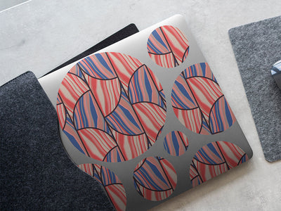 give and take art deco DIY Laptop Stickers