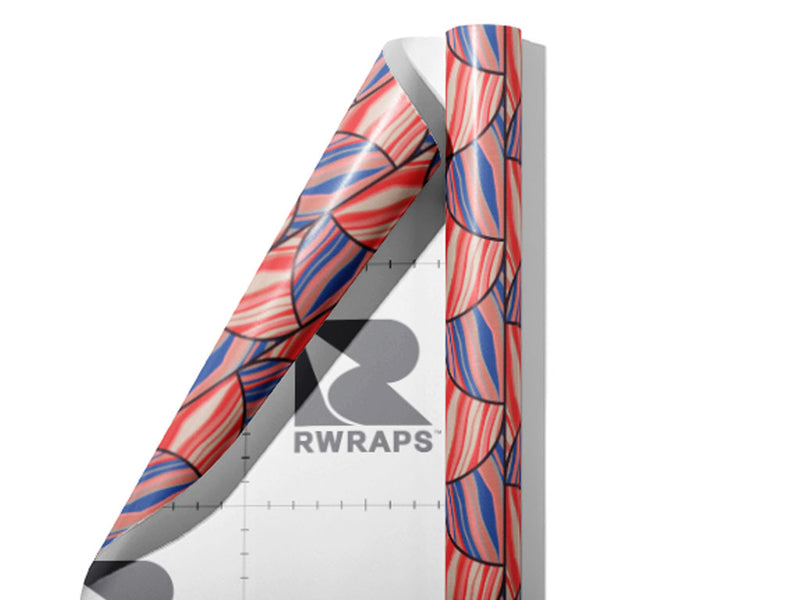 Give and Take Art Deco Wrap Film Sheets~Rwraps Series 914 Give and Take Art Deco Scrolled Sheet~3