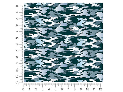 glacier flecktarn camouflage 1ft x 1ft Craft Sheets