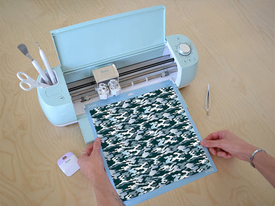 glacier flecktarn camouflage Cricut Compatible Vinyl