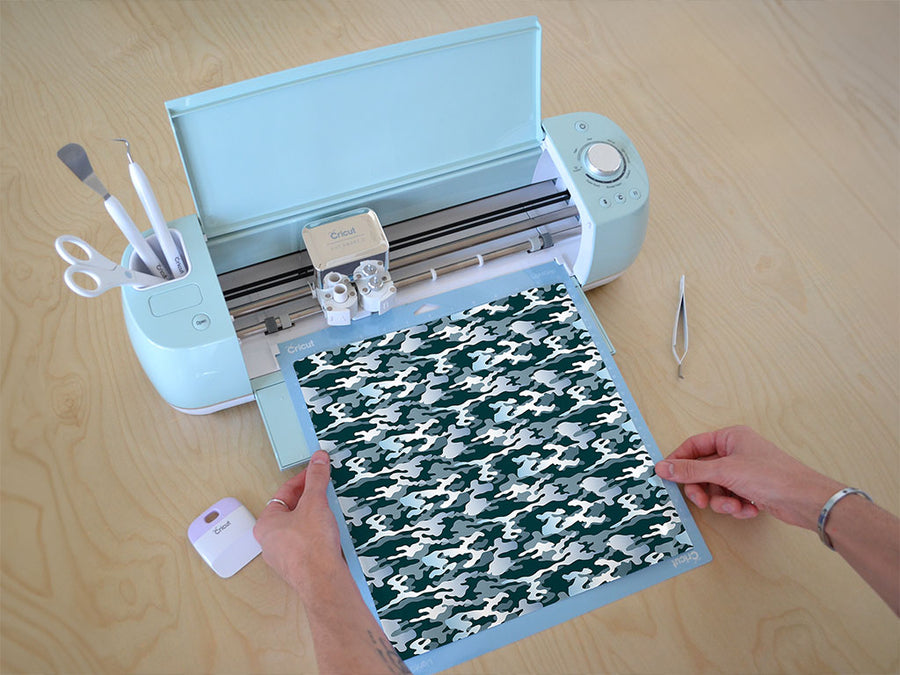 glacier flecktarn camouflage Cricut Compatible Vinyl