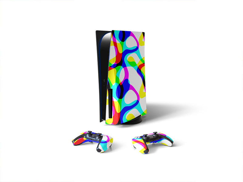 glam rock retro Sony PS5 DIY Skin