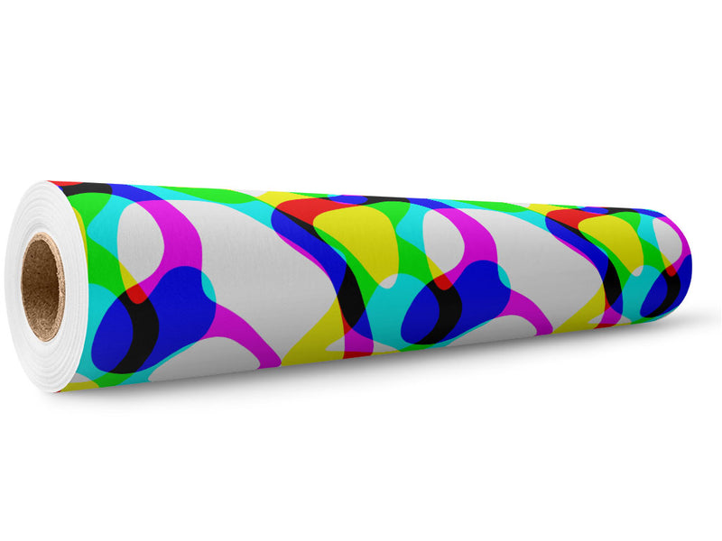 Glam Rock Retro Wrap Film Wholesale Roll~Rwraps Series 914 Digitally Printed Vinyl Roll~5