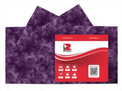 glam rock watercolor Craft Vinyl Sheet Pack