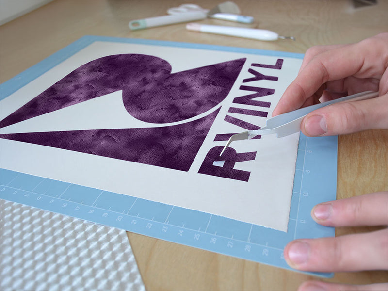 glam rock watercolor Easy Weed Craft Vinyl