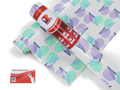 glamorous passing abstract geometric Craft Vinyl Roll