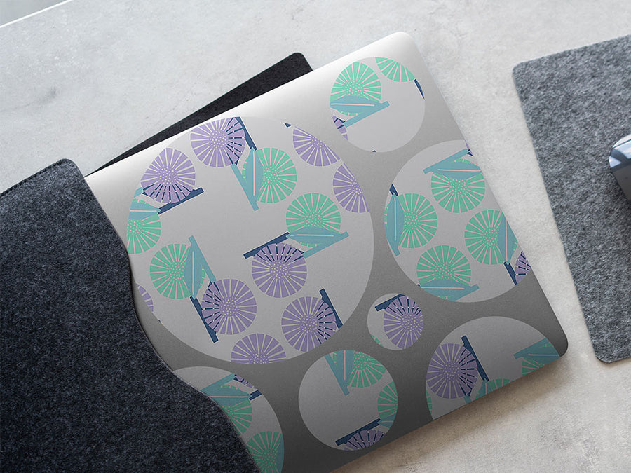 glamorous passing abstract geometric DIY Laptop Stickers