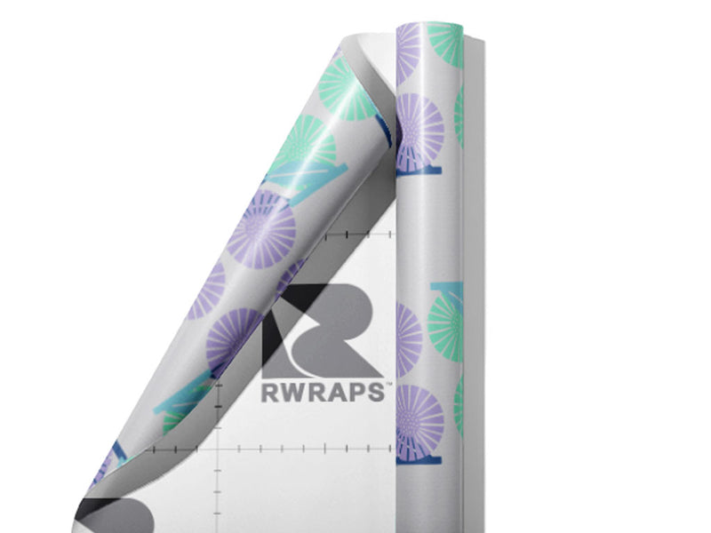 Glamorous Passing Abstract Wrap Film Sheets~Rwraps Series 914 Glamorous Passing Abstract Scrolled Sheet~3