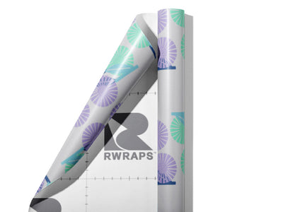 Glamorous Passing Abstract Wrap Film Sheets~Rwraps Series 914 Glamorous Passing Abstract Scrolled Sheet~3