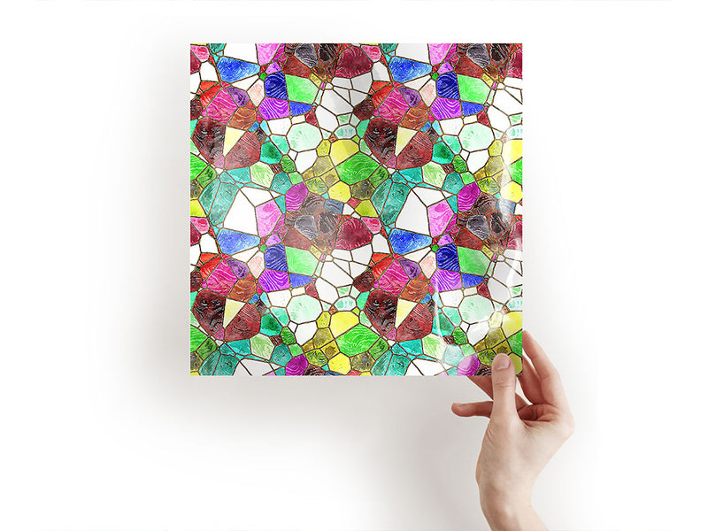 glass agglomeration mosaic Craft Sheets