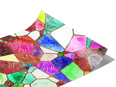Glass Agglomeration Mosaic Vinyl Wraps~Rwraps Series 914 Digitally Printed Vinyl Wrap~0