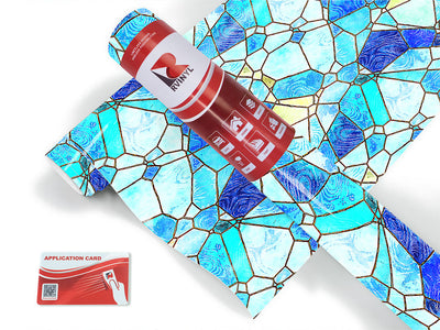 glass ocean mosaic Craft Vinyl Roll