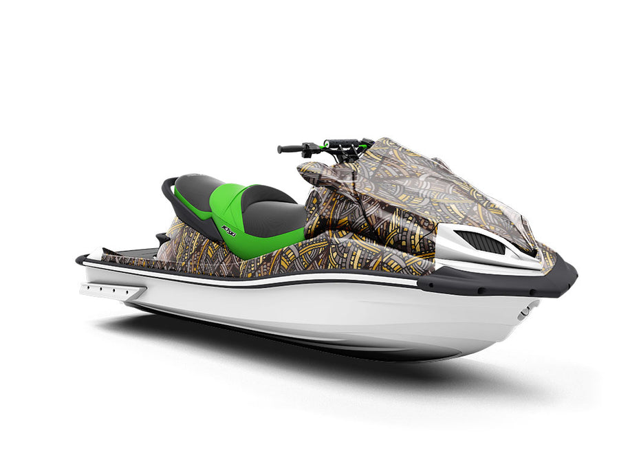 Glass Pomp Art Deco Jet Ski Vinyl Customized Wrap