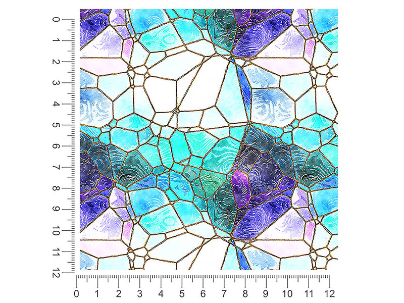 glass river mosaic 1ft x 1ft Craft Sheets