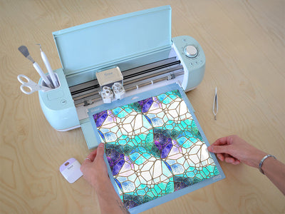 glass river mosaic Cricut Compatible Vinyl