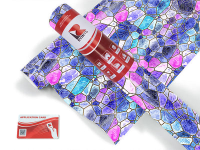 glass riverbed mosaic Craft Vinyl Roll