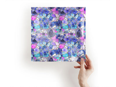 glass riverbed mosaic Craft Sheets