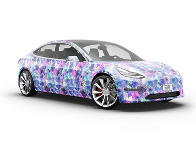 Glass Riverbed Mosaic Vehicle Vinyl Wrap