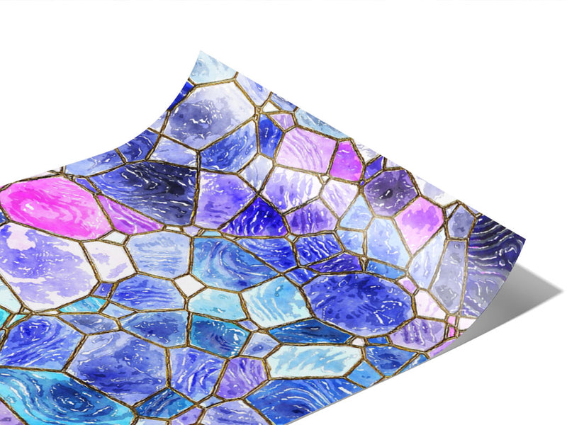 Glass Riverbed Mosaic Vinyl Wraps~Rwraps Series 914 Digitally Printed Vinyl Wrap~0