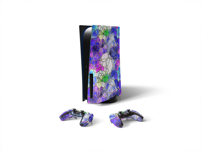 glass shoreline mosaic Sony PS5 DIY Skin
