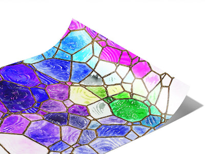 Glass Shoreline Mosaic Vinyl Wraps~Rwraps Series 914 Digitally Printed Vinyl Wrap~0