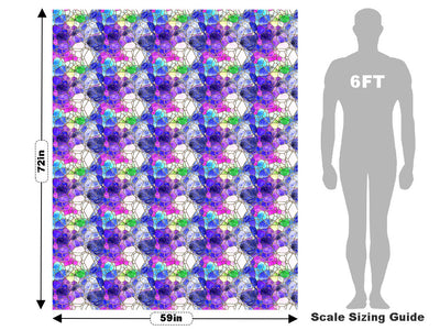 Glass Shoreline Mosaic Vehicle Wrap Scale~Rwraps Series 914 Glass Shoreline Mosaic Measurements~1