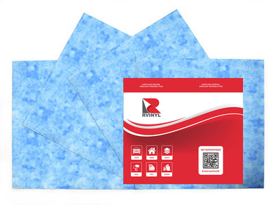 glitter freeze watercolor Craft Vinyl Sheet Pack