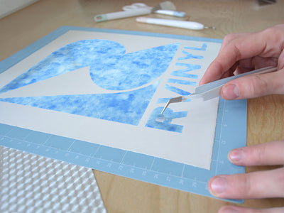 glitter freeze watercolor Easy Weed Craft Vinyl