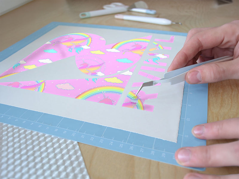glittery freedom fantasy Easy Weed Craft Vinyl