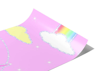 Glittery Freedom Fantasy Vinyl Wraps~Rwraps Series 914 Digitally Printed Vinyl Wrap~0