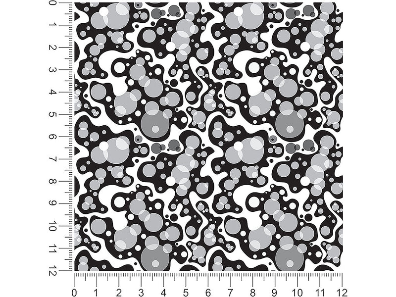 globular puddles abstract geometric 1ft x 1ft Craft Sheets