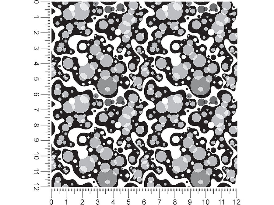 globular puddles abstract geometric 1ft x 1ft Craft Sheets