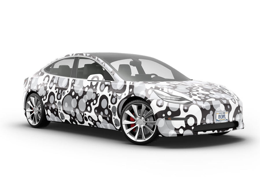 Globular Puddles Abstract Vehicle Vinyl Wrap