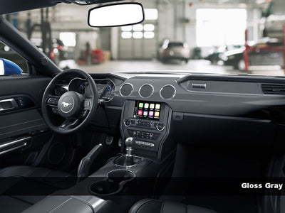 Gloss Gray Dash Trim Kit