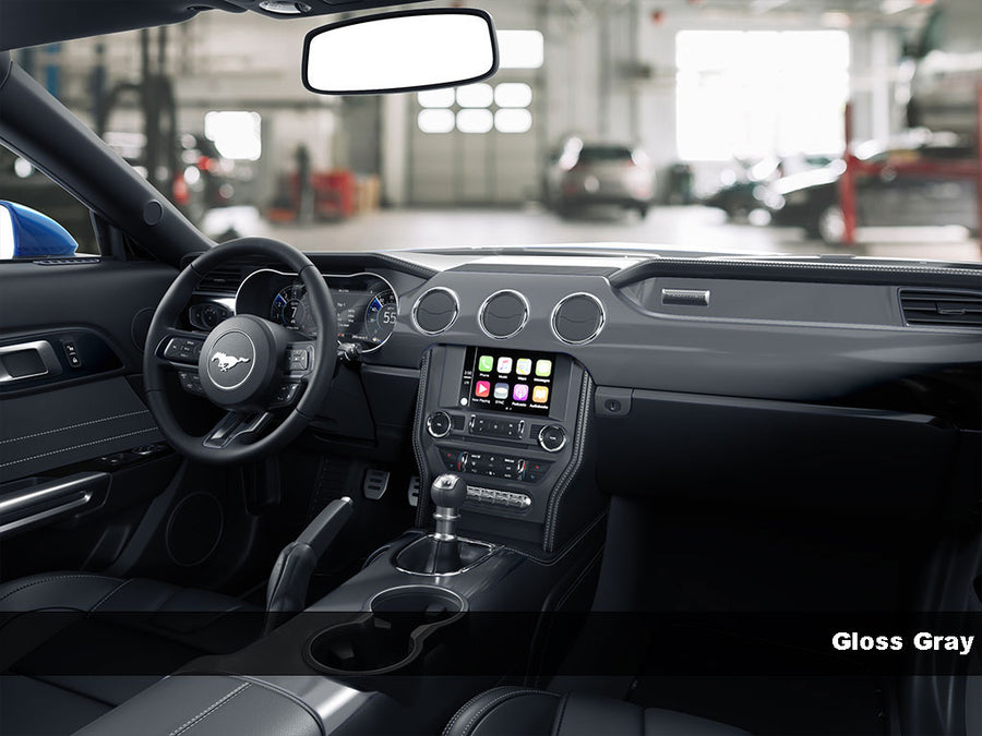 Gloss Gray Dash Trim Kit